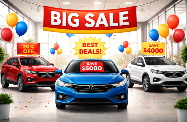 Discount War Begins 2026 – Automakers Will give Massive Discount to increase sales.