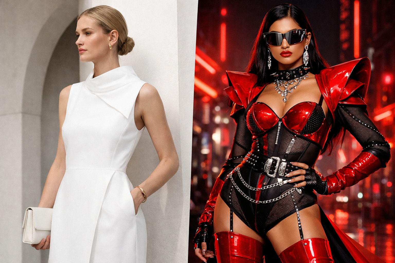 Luxury Fashion Contrast